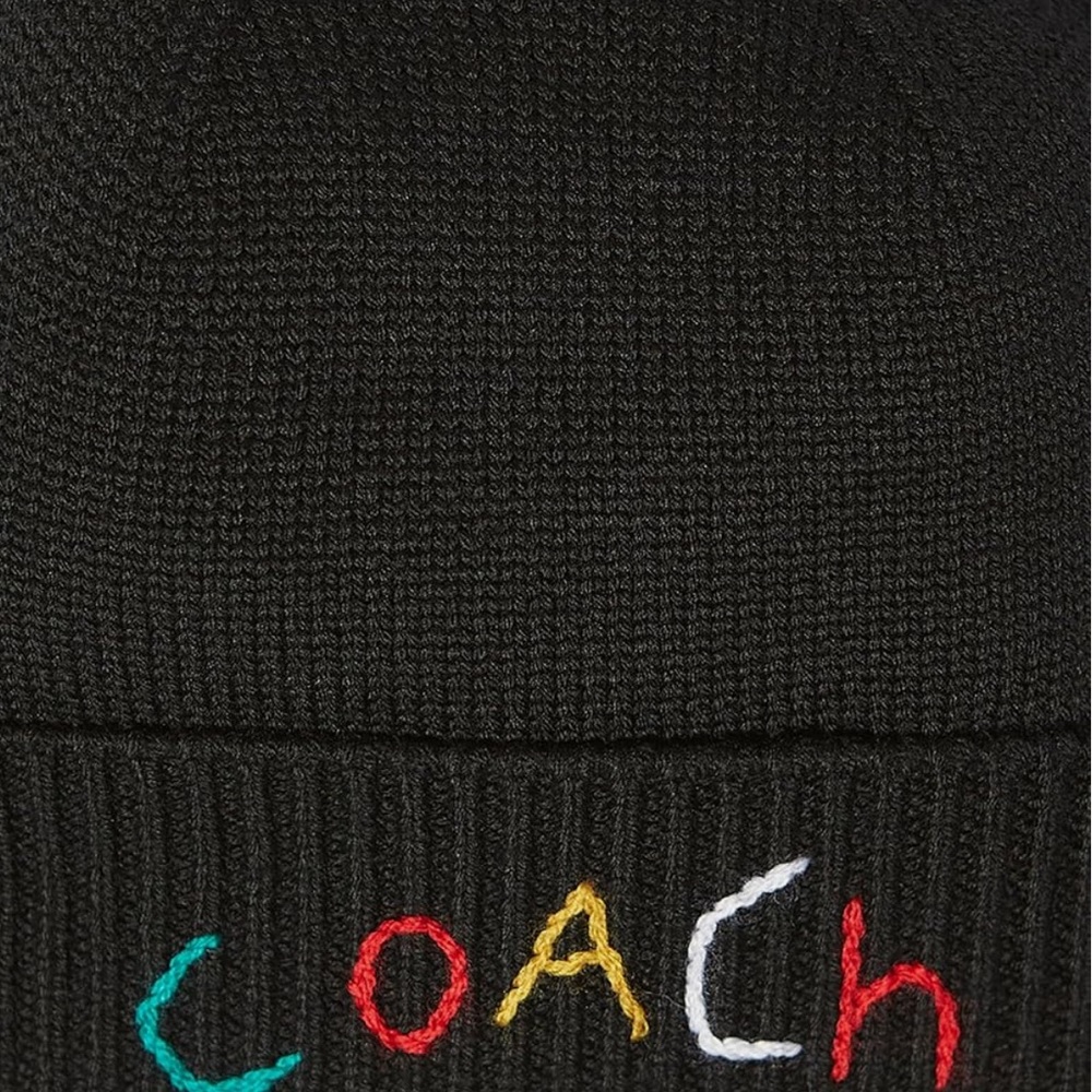 COACH | Coach Women's Embroidered Beanie with Gift Box - Picture 5 of 8